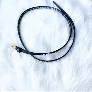 Gold & Pearl Studded Belt